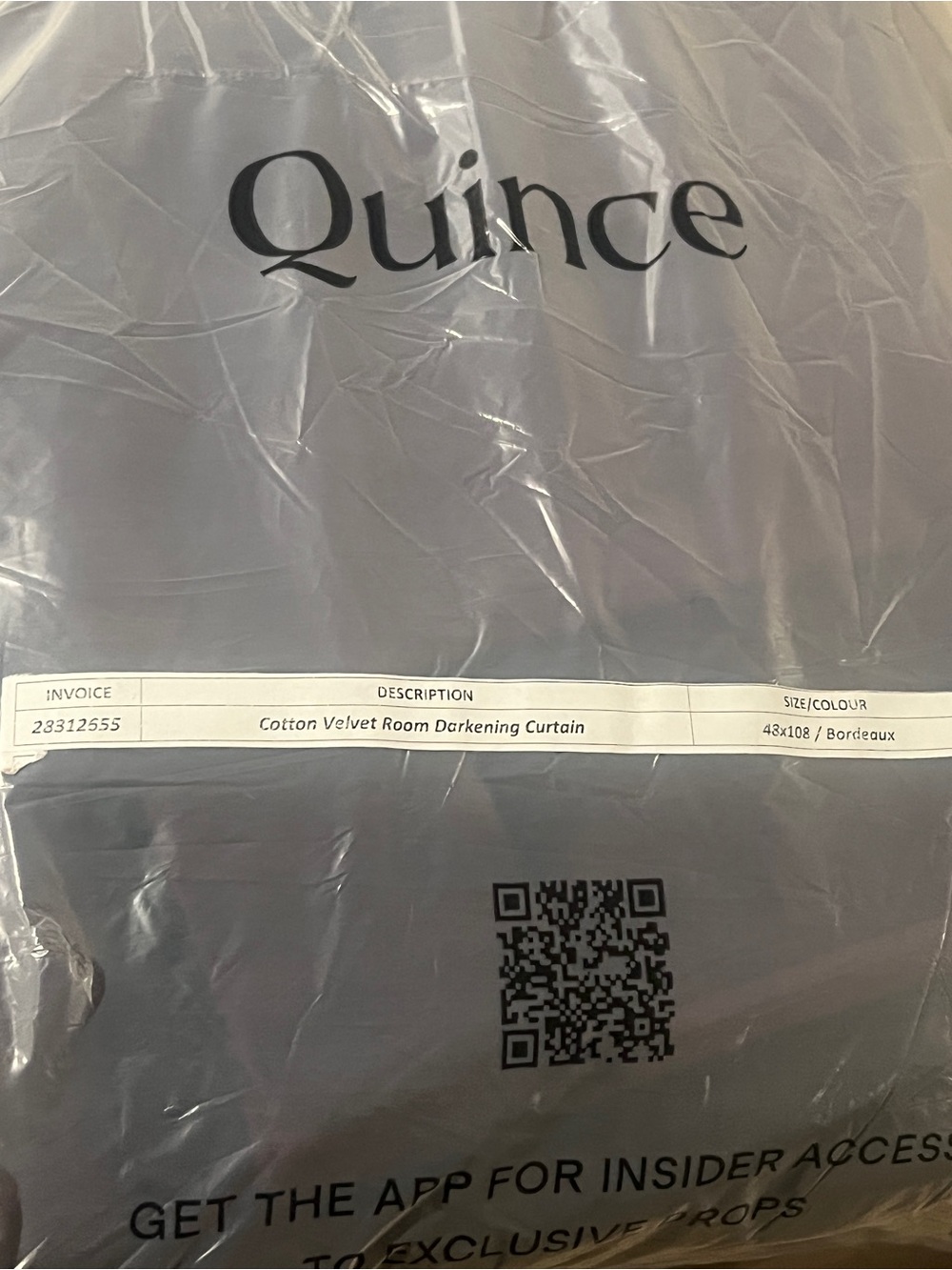 Quince Cotton Velvet Room Darkening Curtain in Bordeaux (Deep Burgundy) NWT